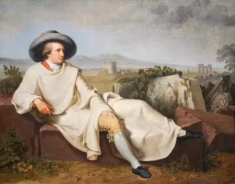 un ritratto di Goethe un ritratto di Goethe