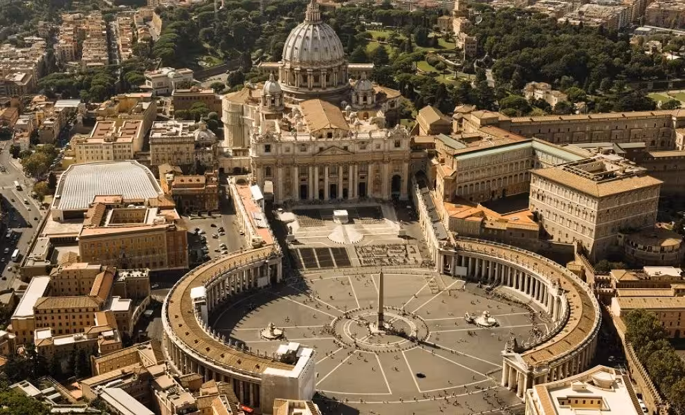 Roma, piazza san Pietro dall'alto Roma, piazza san Pietro dall'alto